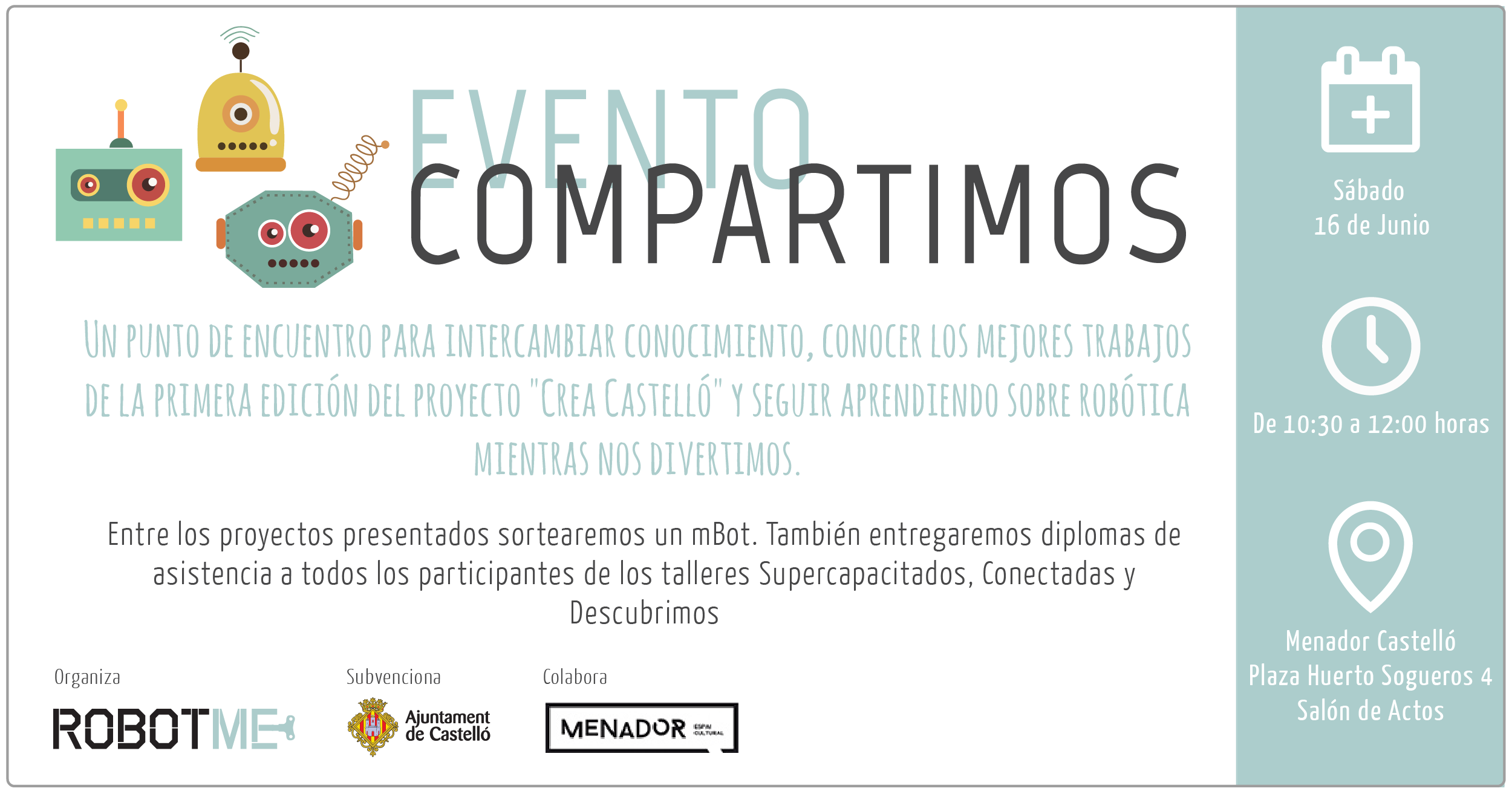 Evento-Compartimos-Robotme-Ajuntament-Castello